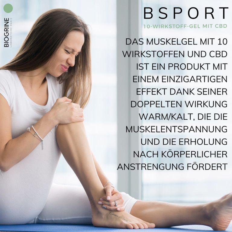 Shopapotheke BIOGRINE „BSPORT“ – 10 AKTIVE HEISSE/KALTE CBD-GELE