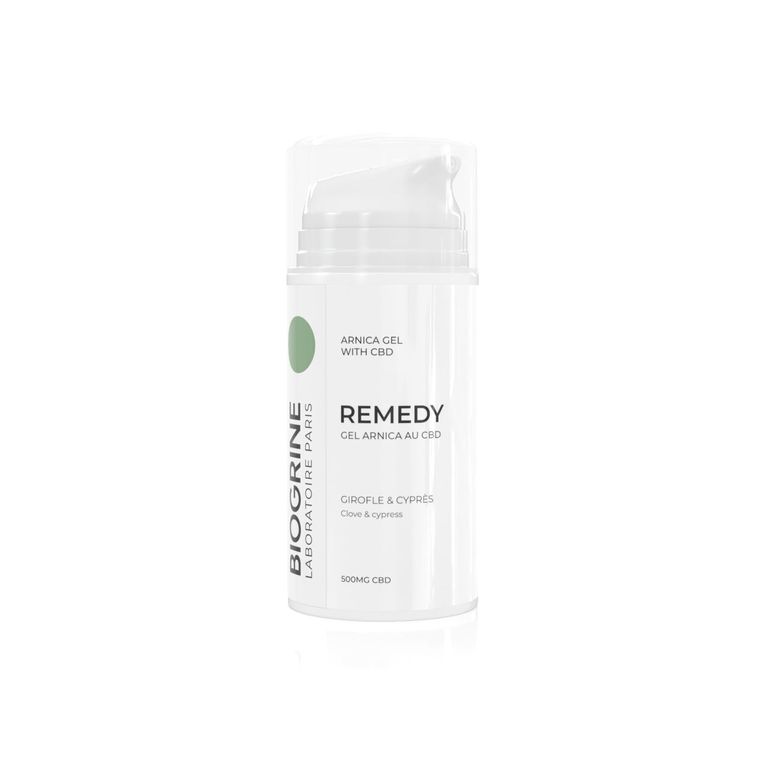 Shopapotheke BIOGRINE „REMEDY“ ARNIKA-GEL MIT CBD NELKE & ZYPRESSE