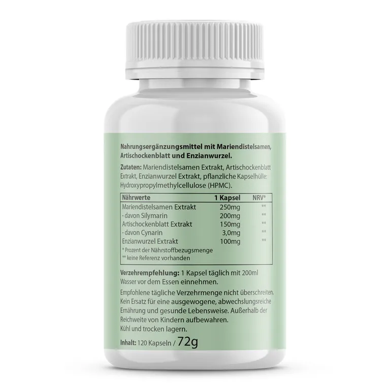 Shopapotheke BIOTANICALS MARIENDISTEL KOMPLEX Artischocke + Enzian