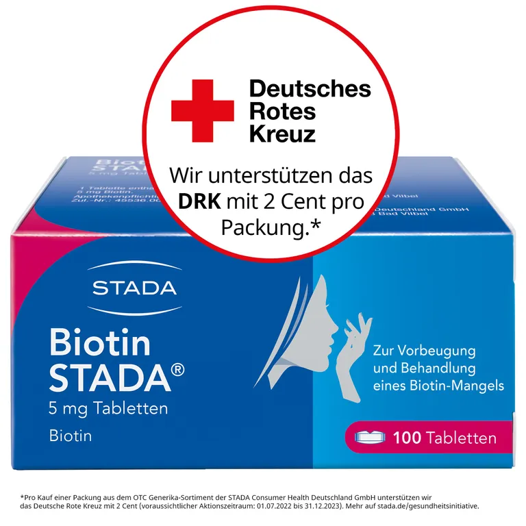 Shopapotheke Biotin STADA® 5 Mg Tabletten Bei Biotinmangel