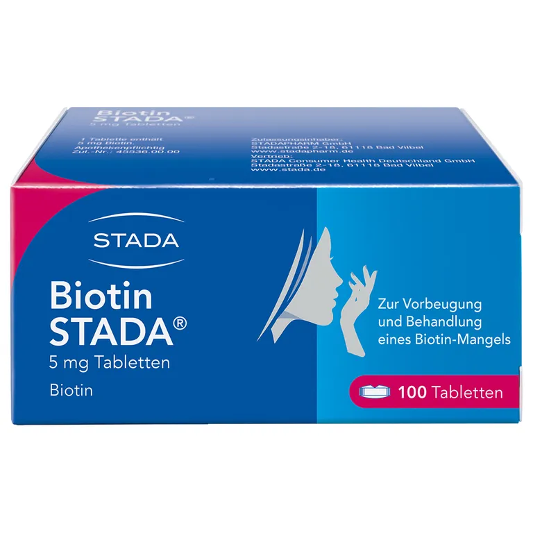 shopapotheke Biotin STADA® 5 mg Tabletten bei Biotinmangel