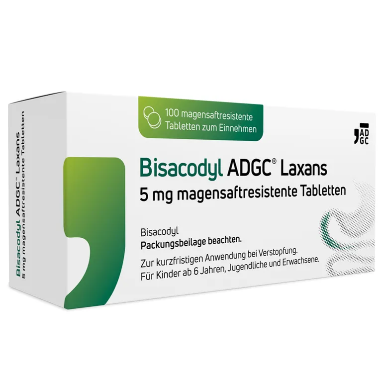 shopapotheke Bisacodyl ADGC® Laxans Abführmittel bei Verstopfung wirksam und gut verträglich