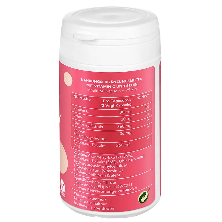Shopapotheke BjökoVit Cranberry-Kürbis Vegi-Kapseln