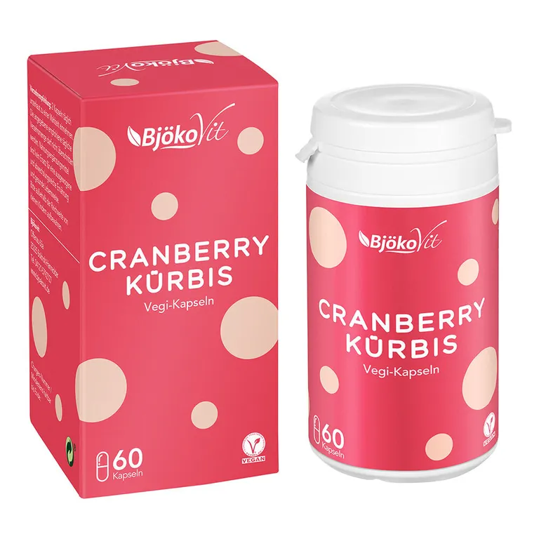 shopapotheke BjökoVit Cranberry-Kürbis Vegi-Kapseln