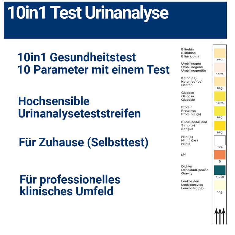 Shopapotheke BMUT Gesundheitstest Urin 10 Parameter