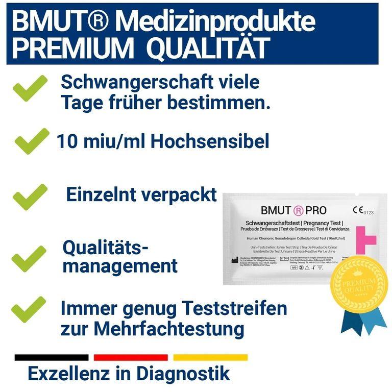 Shopapotheke BMUT Kombi 50 Ovulationstest Streifen (25miu) + 20x Schwangerschaftstest (10miu)