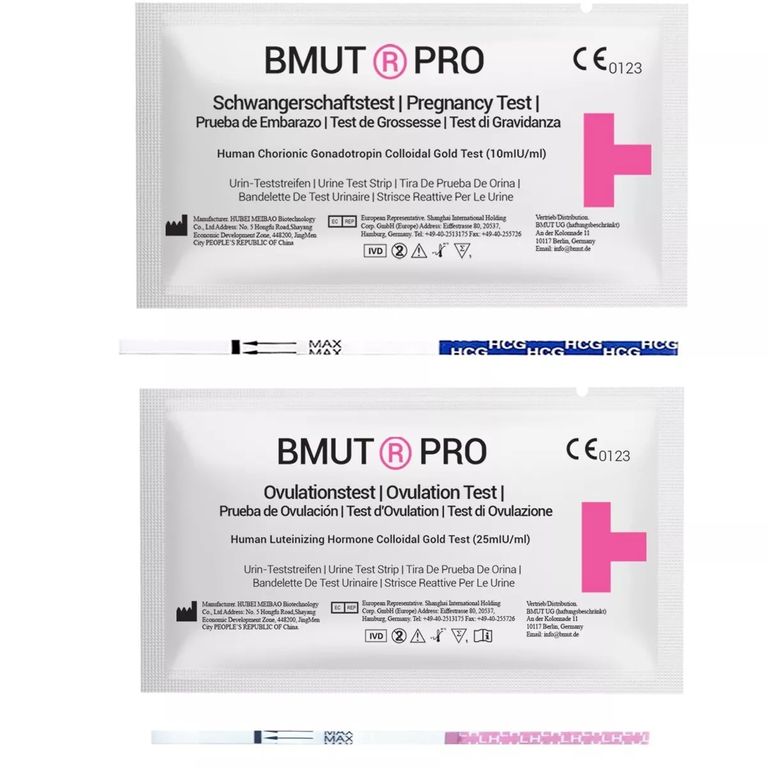 shopapotheke BMUT Kombi 50 Ovulationstest Streifen (25miu) + 20x Schwangerschaftstest (10miu)
