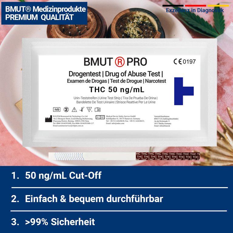 Shopapotheke BMUT THC – Drogentest Teststreifen Urin 50ng/mL