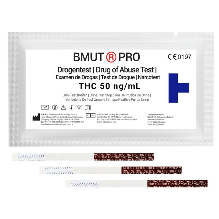 shopapotheke BMUT THC – Drogentest Teststreifen Urin 50ng/mL