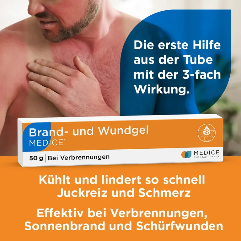 Shopapotheke Brand Und Wundgel Medice Bei Verbrennungen & Sonnenbrand
