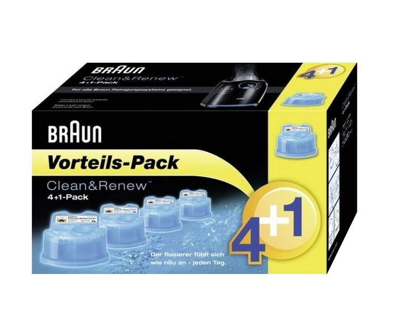 shopapotheke Braun CCR 4+1 Ersatzkartuschen Clean & Renew Reinigungskartusche