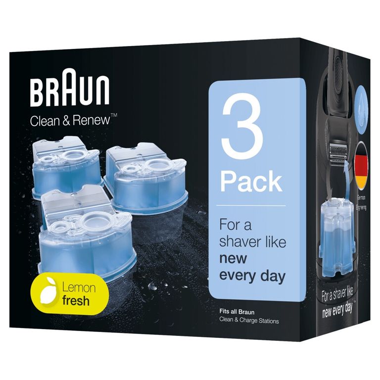 Shopapotheke Braun Clean&Renew CCR3 Reinigungskartuschen Für Elektrorasierer