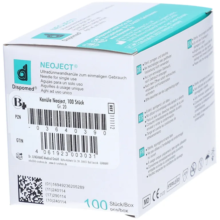 Shopapotheke Brinkmann EInmalkanülen Gr. 20 0 4 X 19 Mm