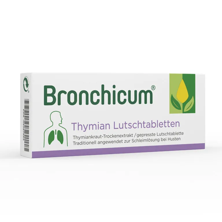 shopapotheke Bronchicum Thymian Lutschtabletten - Schleimlösung bei Erkältungshusten und akuter Bronchitis