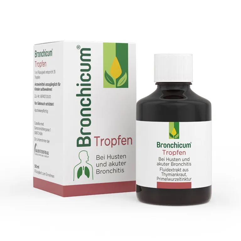 shopapotheke Bronchicum Tropfen - Pflanzliche Erkältungstropfen bei Husten und akuter Bronchitis