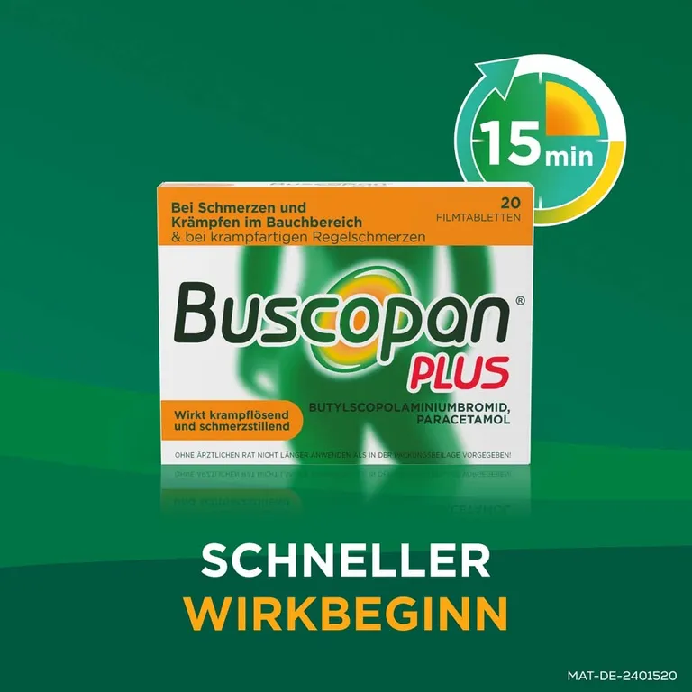 Shopapotheke Buscopan Plus Bei Bauchschmerzen Und Regelschmerzen - Jetzt 10% Mit Dem Code Nattermann10 Sparen*