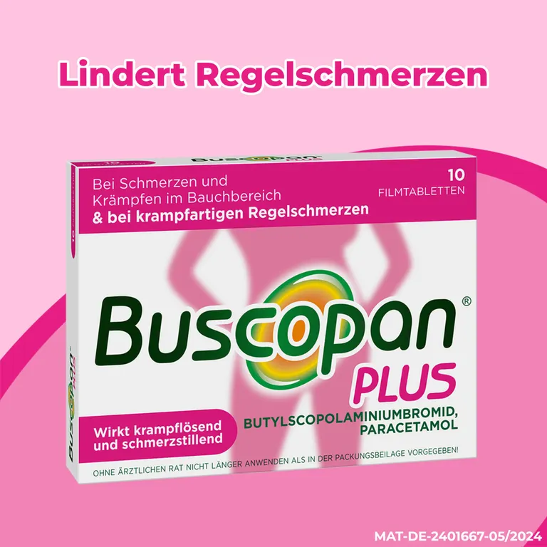 Shopapotheke Buscopan PLUS Bei Regelschmerzen - Jetzt 10% Mit Dem Code Nattermann10 Sparen*