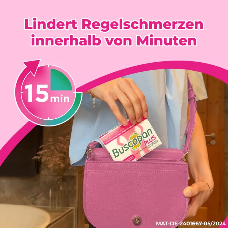 Shopapotheke Buscopan PLUS Bei Regelschmerzen - Jetzt 10% Mit Dem Code Nattermann10 Sparen*