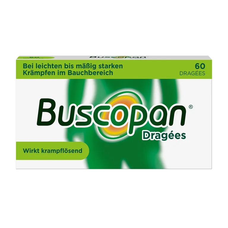 shopapotheke Buscopan® Dragées mit Butylscopolamin bei leichten bis mäßig starken Bauchschmerzen und Bauchkrämpfen - Jetzt 10% mit dem Code nattermann10 sparen*