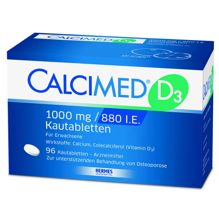 shopapotheke CALCIMED® D3 1000mg / 880 I.E. Kautabletten