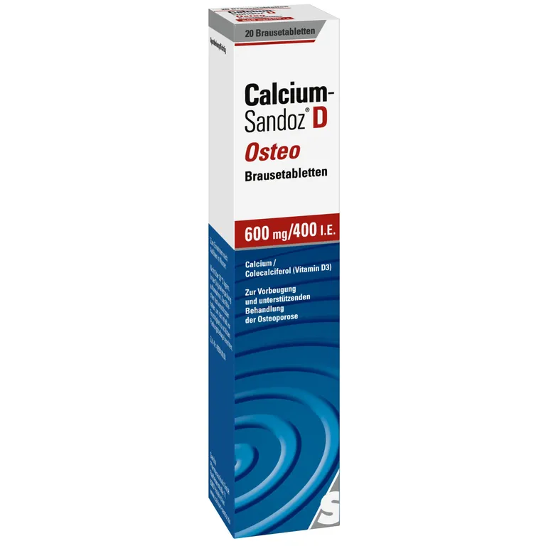 Shopapotheke Calcium-Sandoz® D Osteo 600 Mg/ 400 Mg I.E