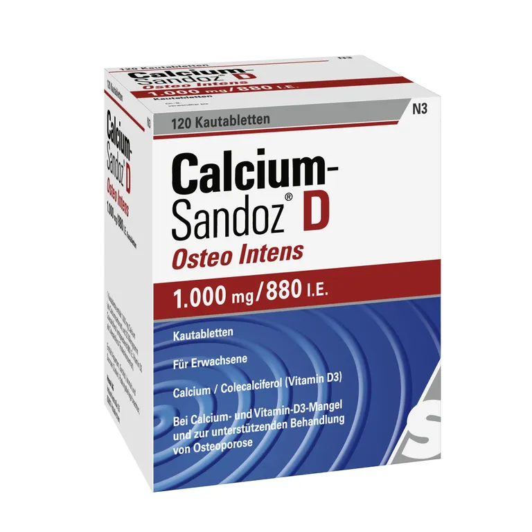 Shopapotheke Calcium-Sandoz® D Osteo Intens 1000 Mg /880 I.E