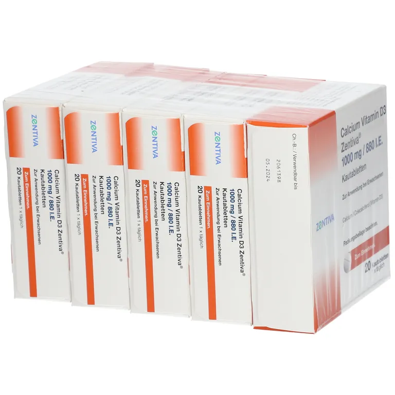 Shopapotheke Calcium Vitamin D3 Zentiva® 1000 Mg/880 I.E
