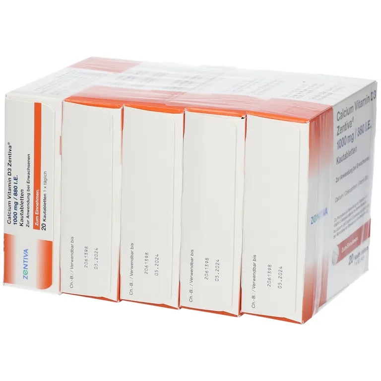 Shopapotheke Calcium Vitamin D3 Zentiva® 1000 Mg/880 I.E