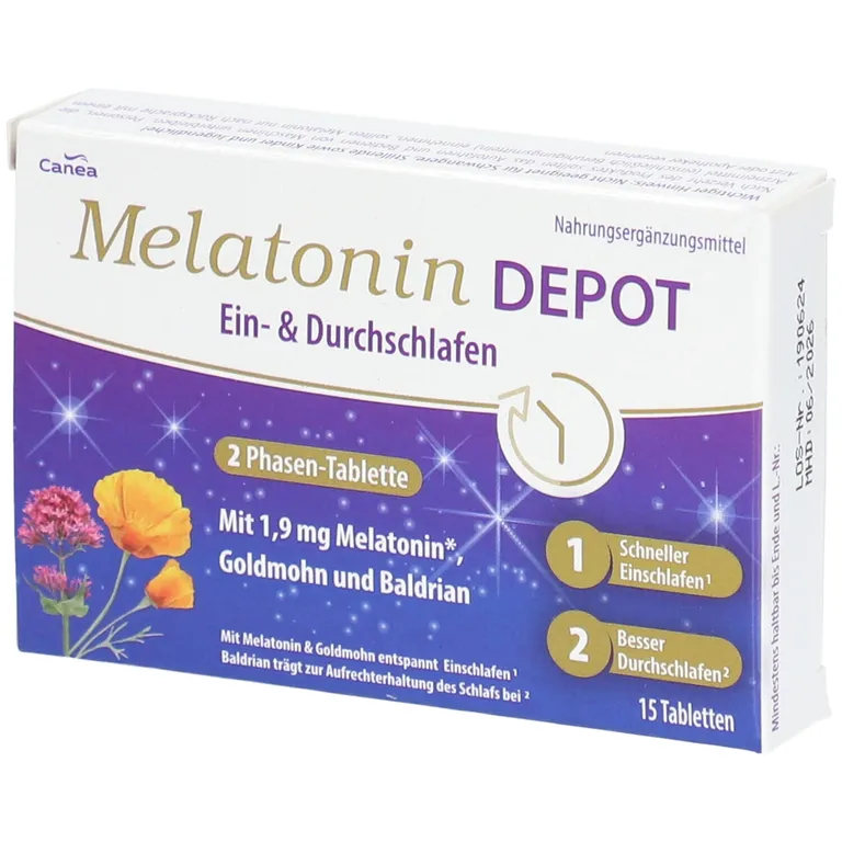 shopapotheke Canea Melatonin Depot Ein- und Durchschlafen