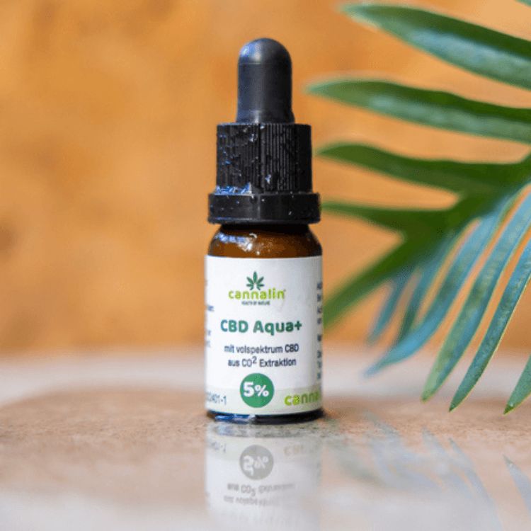 Shopapotheke Cannalin - Aqua Wasserführendes CBD Öl - THC Frei - 5%