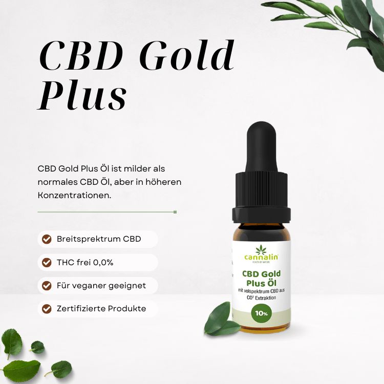 Shopapotheke Cannalin - CBD Breitspektrum Gold Plus - THC Frei - 10%
