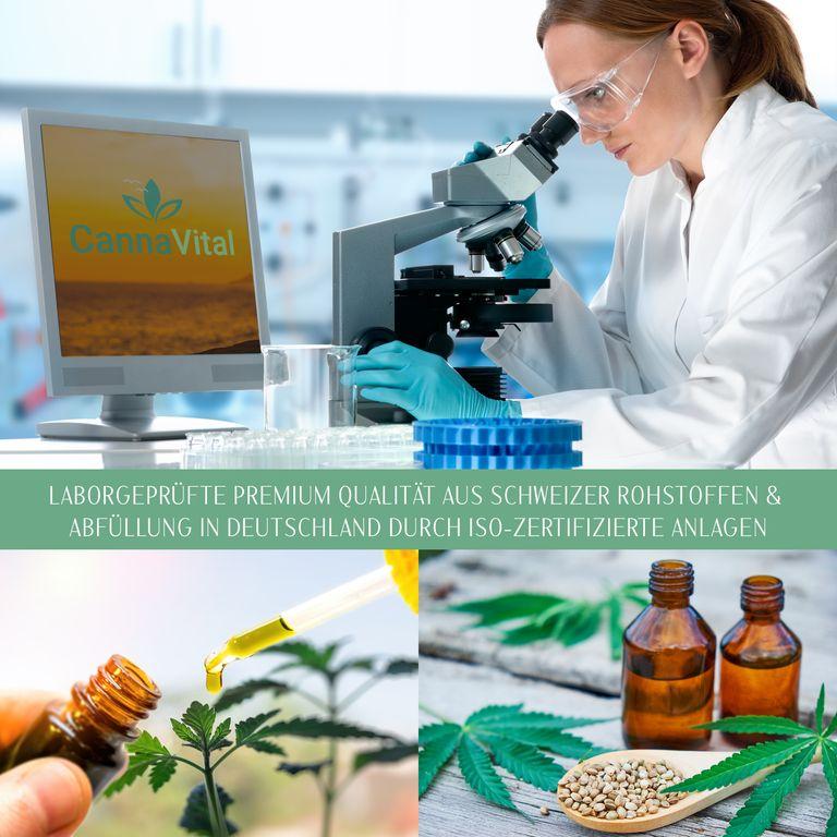Shopapotheke CannaVital® Bio CBD Vollspektrum 20% Öl Tropfen Cannabidiol 10 Ml