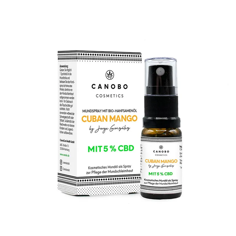 shopapotheke CANOBO Bio CBD 5% Cuban Mango Mundspray