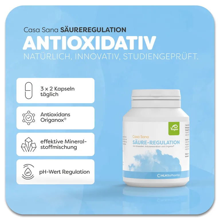 Shopapotheke Casa Sana SÄURE-REGULATION - Regulierung Des Säure-Basen-Haushaltes