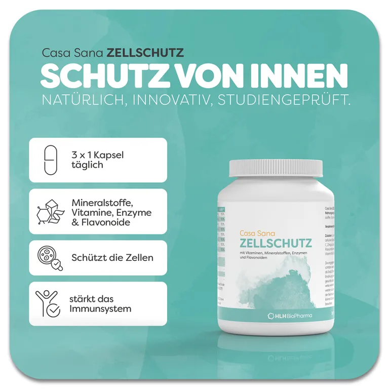 Shopapotheke Casa Sana ZELLSCHUTZ - Für Ein Gesundes Hautbild Und Mehr Vitalität