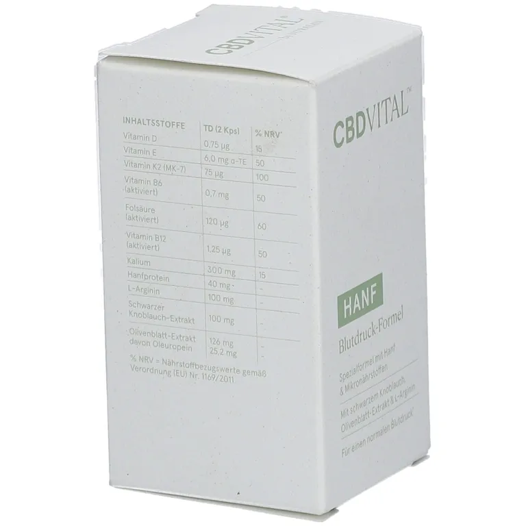 Shopapotheke CBD VITAL Hanf Blutdruck Formel Kapseln