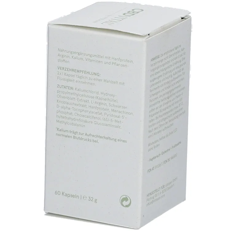 Shopapotheke CBD VITAL Hanf Blutdruck Formel Kapseln