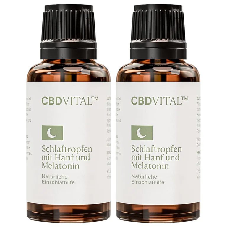 shopapotheke CBD VITAL Schlaftropfen mit Hanf und Melatonin