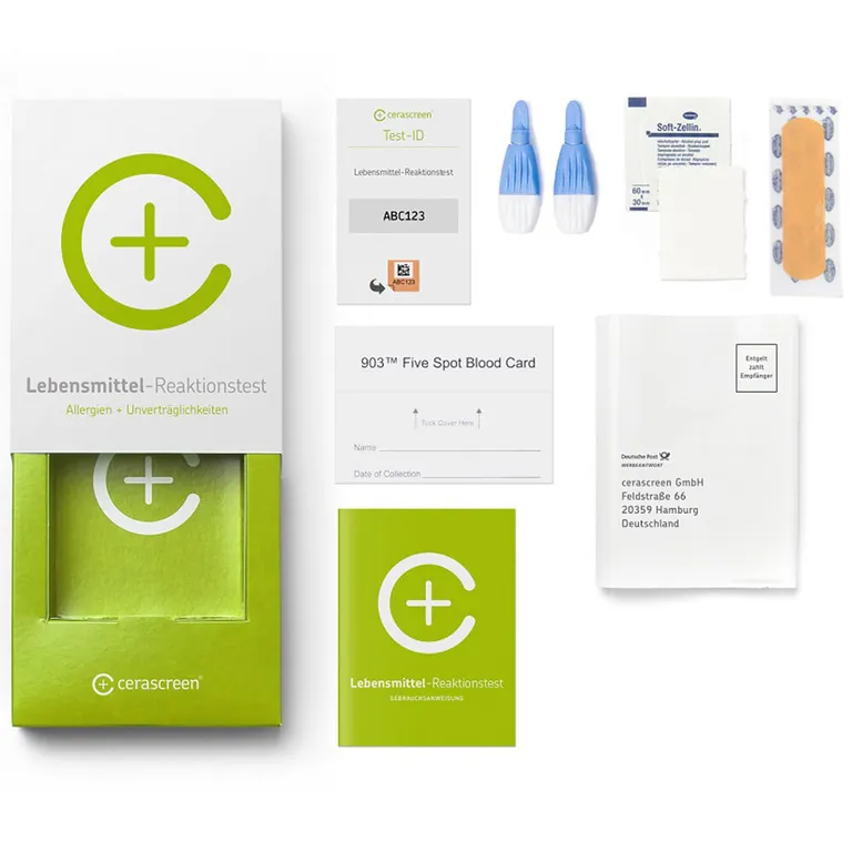 Shopapotheke Cerascreen® Lebensmittel-Reaktionstest