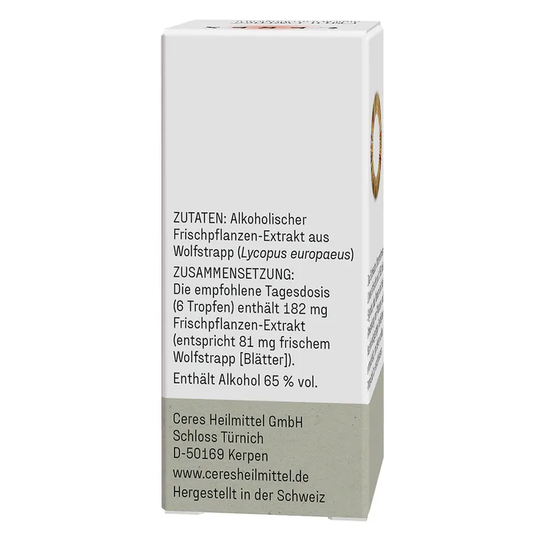 Shopapotheke CERES Wolfstrapp Lycopus Europaeus Extrakt Tropfen
