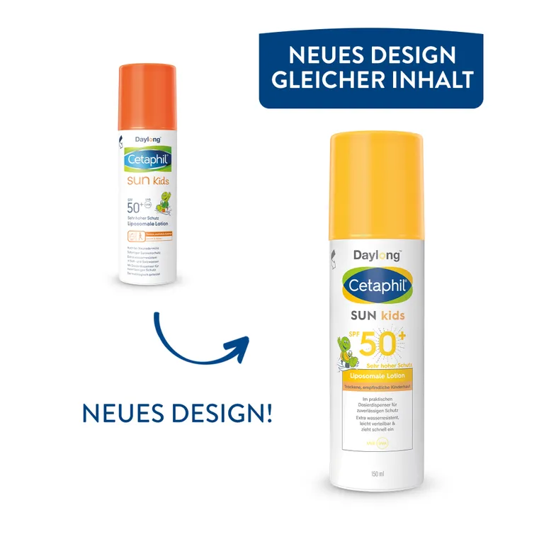 Shopapotheke CETAPHIL SUN Kids Liposomale Lotion SPF 50+ Sonnenschutz Für Baby- & Kinderhaut