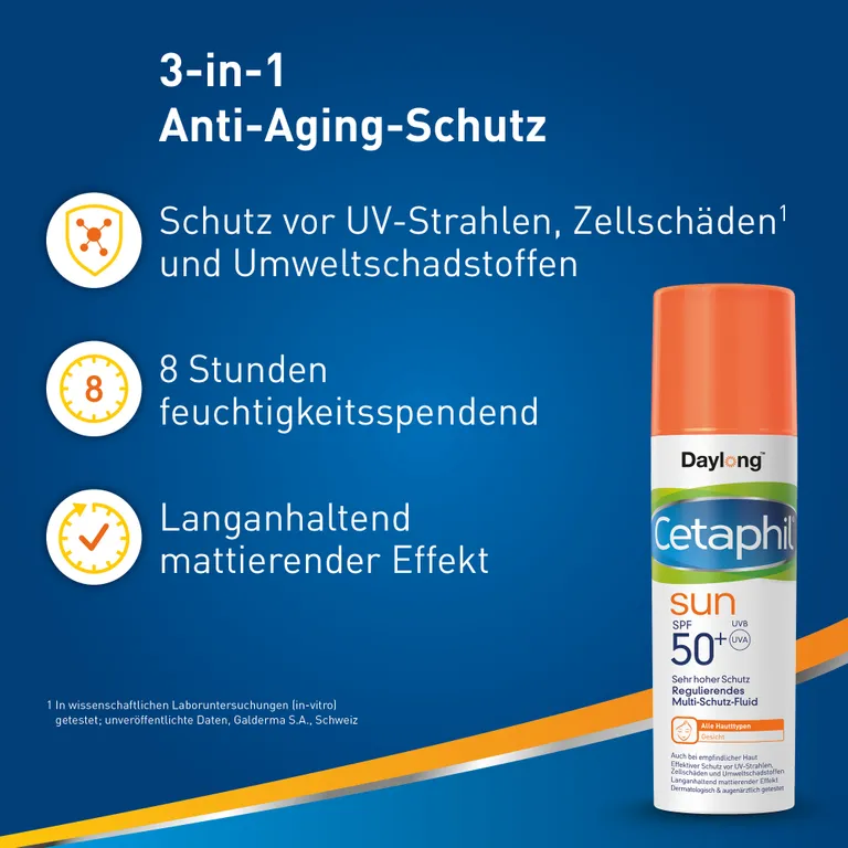 Shopapotheke CETAPHIL SUN Regulierendes Multi-Schutz-Fluid SPF 50+ Anti-Aging-Sonnenschutz