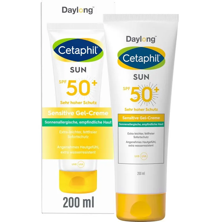 shopapotheke CETAPHIL SUN Sensitive Gel-Creme SPF 50+ Extra-leichter fettfreier Sonnenschutz