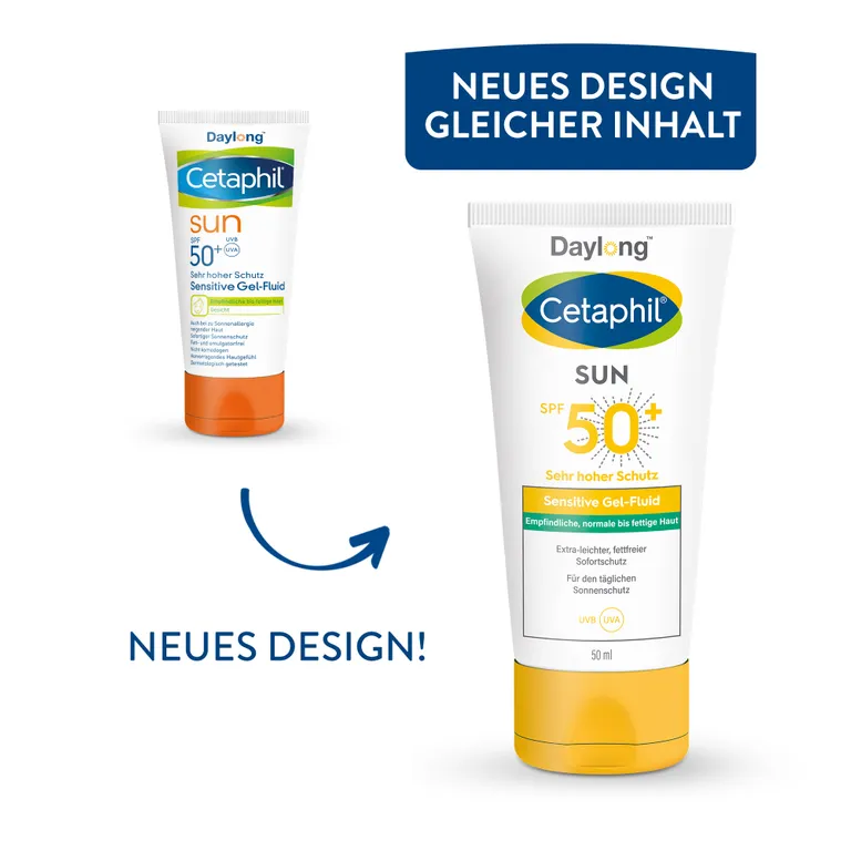Shopapotheke CETAPHIL SUN Sensitive Gel-Fluid SPF 50+ Extra-leichter Sonnenschutz Gesicht