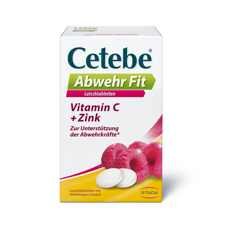 shopapotheke Cetebe® Abwehr Fit Nahrungsergänzungsmittel mit Ascorbinsäure (Vitamin C) und Zink