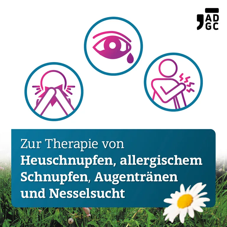 Shopapotheke Cetirizin-ADGC® Allergie-Tablette Mit Schneller Wirkung Gegen Heuschnupfen
