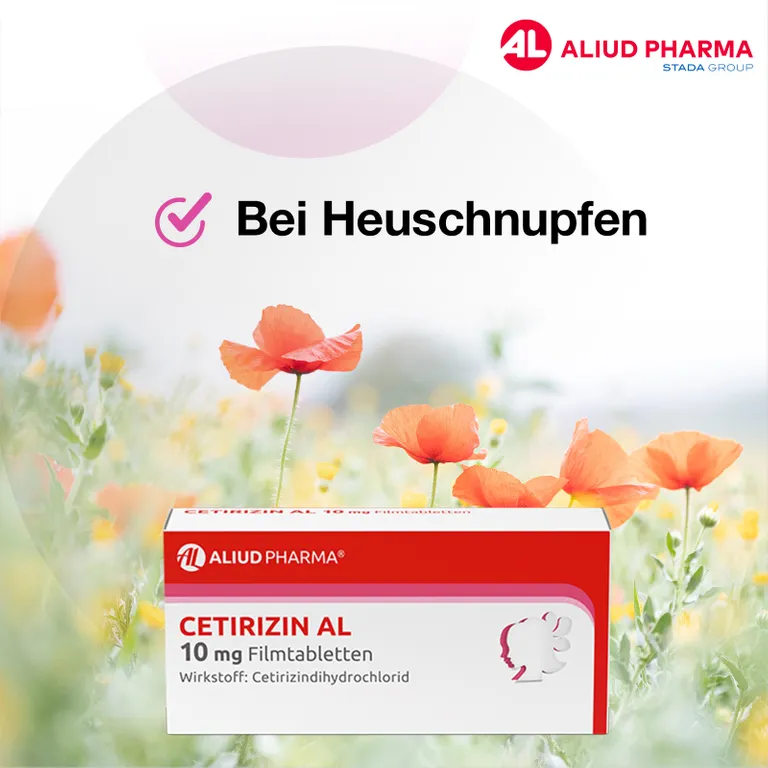 Shopapotheke Cetirizin AL 10 Mg Filmtabletten Bei Heuschnupfen