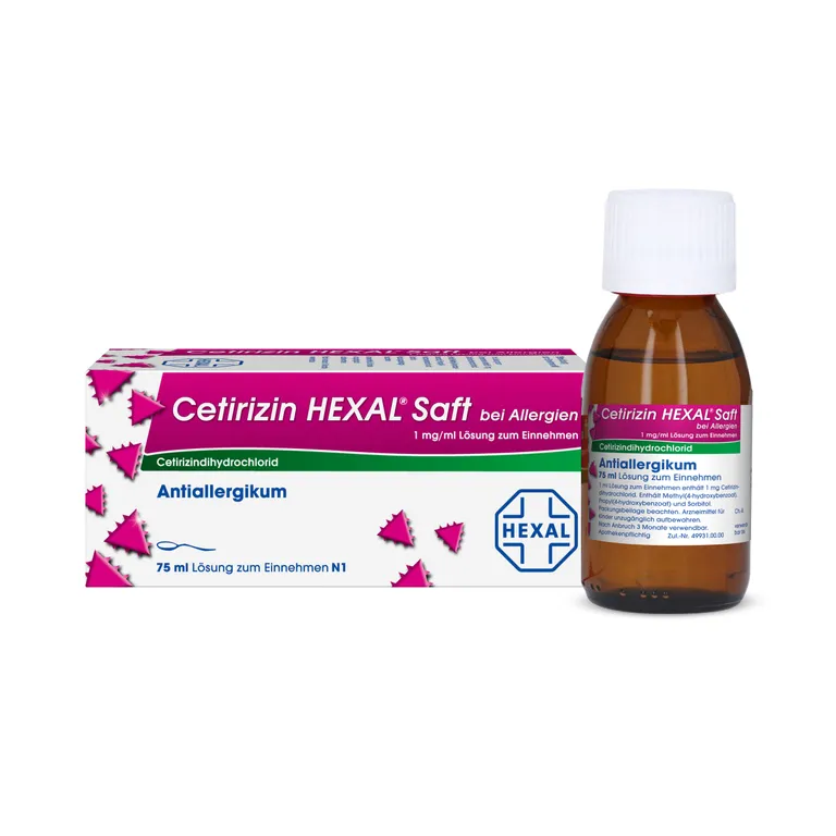 shopapotheke Cetirizin HEXAL® Saft bei Allergien 1 mg/ml