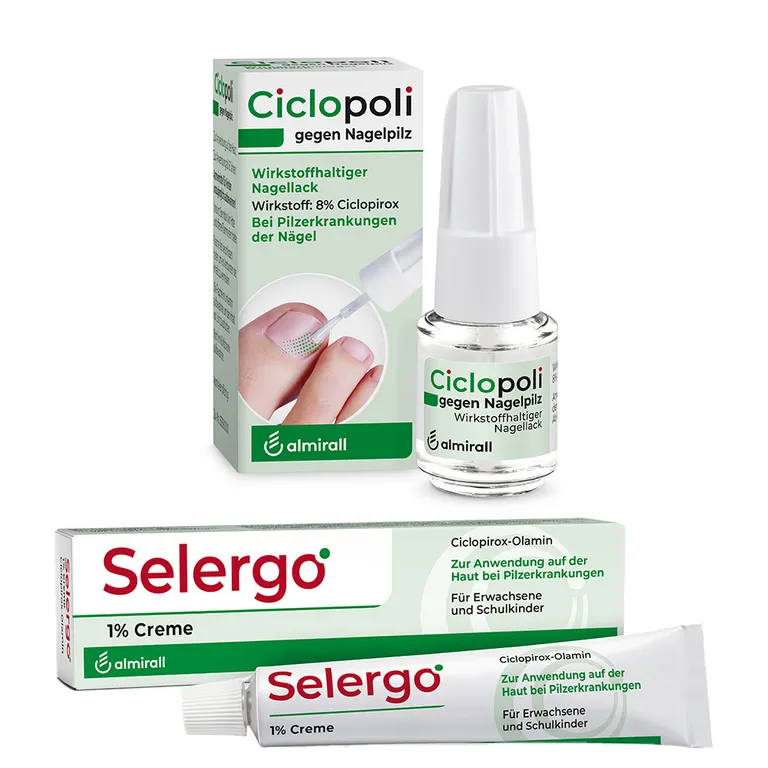 shopapotheke Ciclopoli® gegen Nagelpilz + Selergo® 1 % Creme