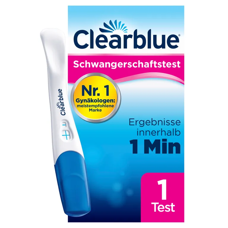 shopapotheke Clearblue Schwangerschaftstest Schnelle Erkennung 1er